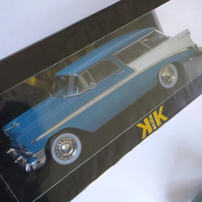 Chevrolet Bel Air Nomad 1956 escala 1/18 KK azul/blanco 181292 nuevo 480 Foto 1 de 4