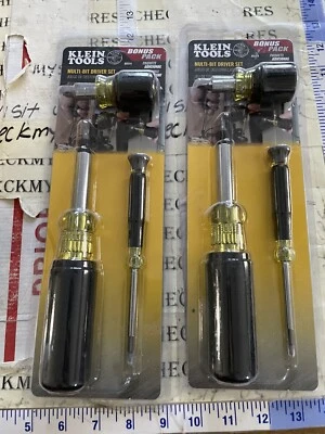 2X Klein Tools 85514 Bonus Pack Multi-Bit Driver Set - 32581 32557 32561 - Image 1 of 4