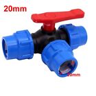 Efficient 3 Way Ball Valve for PE Pipe Reliable Plastic Valve for Water Control