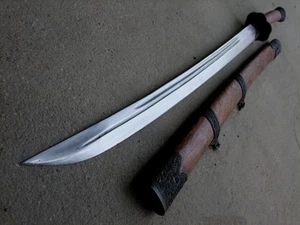 Chinese Martial Arts KUNG-FU Broadsword Sword Knife High Carbon Steel Blade#0020 - Picture 1 of 24