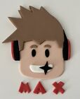 Edible Sugarpaste Roblox Guy Personalised Birthday Cake Topper Decoration Name