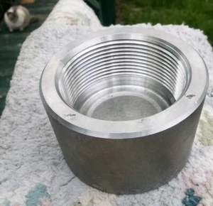 ASP THREADED CAP 2 1/2" A182 F304/304L XJM 3M B16 - Picture 1 of 3