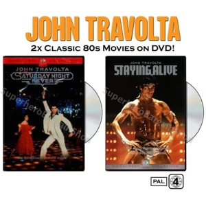 Saturday Night Fever + Staying Alive (DVD, 2-Disc) PAL Region 4 (John Travolta) - Picture 1 of 9