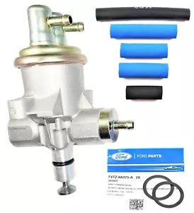 94-97 7.3L Powerstroke Carter Mechanical Fuel Pump & Banjo Washers Hose Line Kit - Foto 1 di 10