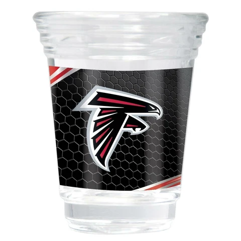 Atlanta Falcons Party Shot Glass Team Graphics 2oz Cover