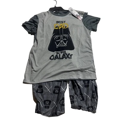 Juego de pijama Star Wars Best Dad In The Galaxy Darth Vader para hombre mediano día del padre Foto 1 de 4