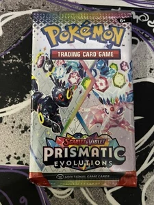 Prismatic Evolutions Booster Pack - Single Booster Pack FACTORY SEALED IN HAND - Picture 1 of 2