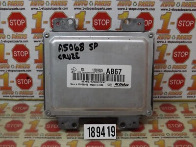 2012-2016 12-16 CHEVROLET CRUZE MOTOR MÓDULO DE COMPUTADOR ECU ECM 12668866 AB67 FABRICANTE DE EQUIPAMENTO ORIGINAL - Imagem 1 de 4