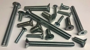 M12, M16, Senkkopfschrauben, Innensechskantschrauben, blank verzinkt, Güte 10.9. - Bild 1 von 2