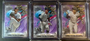 2023 Topps Inception New York Yankees Purple Parallel /150 Team Set Judge Volpe - Bild 1 von 2