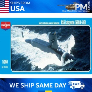 Mikro Mir 350-022 U.S. nuclear-powered submarine Lafayette SSBN-616 1/350 - Picture 1 of 12