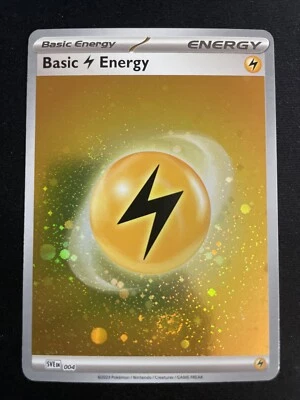 Basic Lightning Energy (Cosmos Holo) 004 Sv01: Scarlet & Violet Base Set Holo - Image 1 of 2