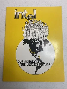 intel Our History Is The Worlds Future coloring book 1983 Rare Vintage - Bild 1 von 5
