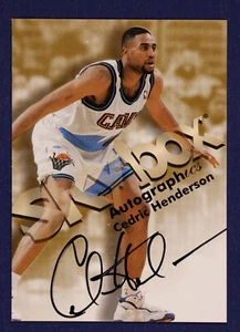 1998-99 SkyBox Premium Autographics #53 Cedric Henderson - Bild 1 von 2