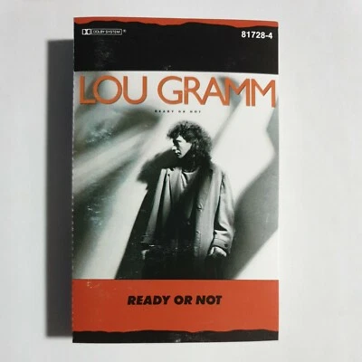 LOU GRAMM - Álbum de cinta de casete 'listo o no' 1987 ATLANTIC RECORDS Foto 1 de 4