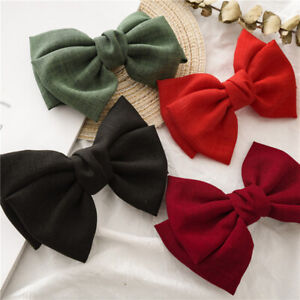 Sweet Bow Hairpins Bowknot Hair Clips For Girl Butterfly Barrettes Duckbill Clip