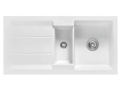 Einbauspüle Keramik Systemceram KeraDomo Genea 100  mit Handbetätigung - Bild 1 von 4