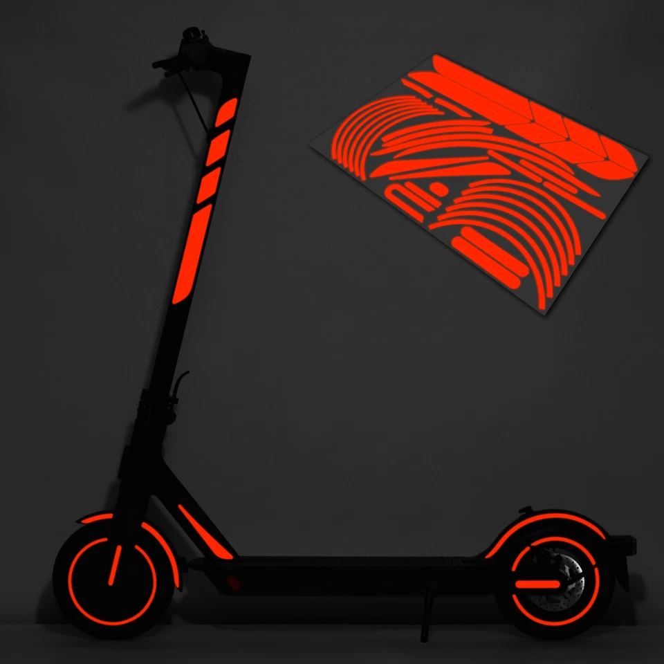 M2MEDIEN Aufkleber Set 35x24cm Bogen passt für Doc-Green ESA 5000 1919 Explorer E-Scooter