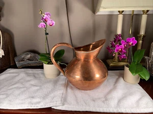 Vintage De Klerk Original Copper Pitcher Carafe Jug Pot Planter GORGEOUS Rare - Picture 1 of 12