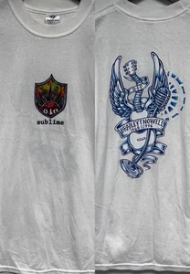 VTG 1998 Sublime Band Tee Bradley Nowell Memorial & Opie Ortiz Tattoo Medium 90s - Picture 1 of 10