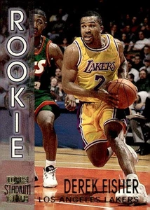 1996-97 Stadium Club #R7 Derek Fisher Rookies (Series Two) - Picture 1 of 2