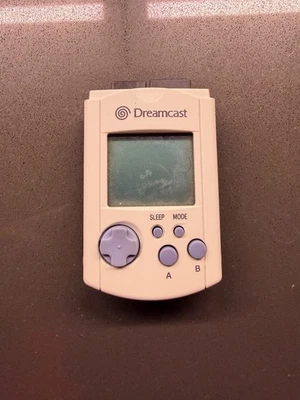 Unidad de memoria visual blanca oficial OEM SEGA Dreamcast VMU HKT-7000 Foto 1 de 2