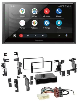 Pioneer USB 2DIN DAB MP3 Bluetooth Autoradio für Nissan Cube ab 09 Frontier ab 1 - Bild 1 von 4
