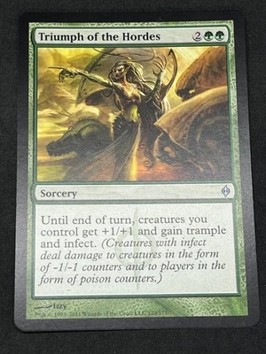 Magic the Gathering MTG Triumph of the Hordes Green New Phyrexia Uncommon - Image 1 of 2