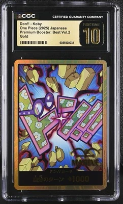 Don!! Koby Gold - Japanese Premium Booster: Best Vol. 2 - CGC Pristine 10 - Image 1 of 2