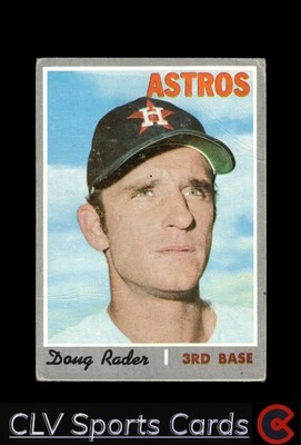 Baseball sports Doug Rader Houston Astros Poor - Image 1 of 2