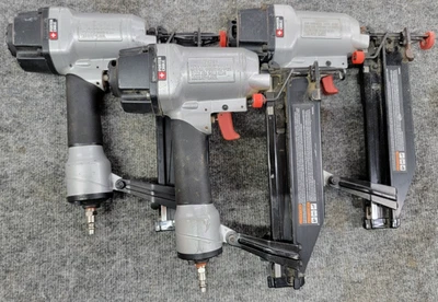 Lote de 3 pistolas clavadoras con acabado calibre 16 Porter Cable - FN250SB Foto 1 de 4