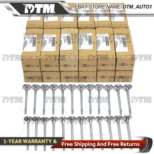 24x Intake Exhaust Inlet Outlet Valves FOR Audi VW Golf R32 Passat R36 3.6L VR6 - Picture 1 of 5