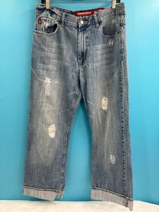 Aeropostale Damen Vintage Bootcut Denim Jeans - Größe-34/32 - Bild 1 von 9