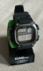 Casio DW291HX-1AV Illuminator Herren Digital schwarz/grau Harz Armband Uhr ~ NEU - Bild 1 von 4