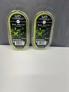 Lotto 2 Febreze Unstopables PARADISE Cera Scioglie Deodorante 6 Cubi per Confezione - Foto 1 di 5