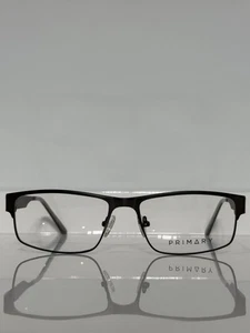 Primary 1113 Silver Metal Full Frame Unisex Eyeglasses 56mm - Picture 1 of 6