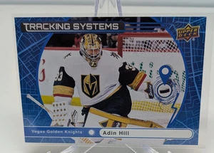 2025-26 Upper Deck Series 1 #TS-22 Adin Hill Tracking Systems Golden Knights - Bild 1 von 2