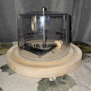 Vintage Girolle® Original Edelstahl Käse Lockenstab Rasierer: Tete de Moine & Dome - Bild 1 von 6