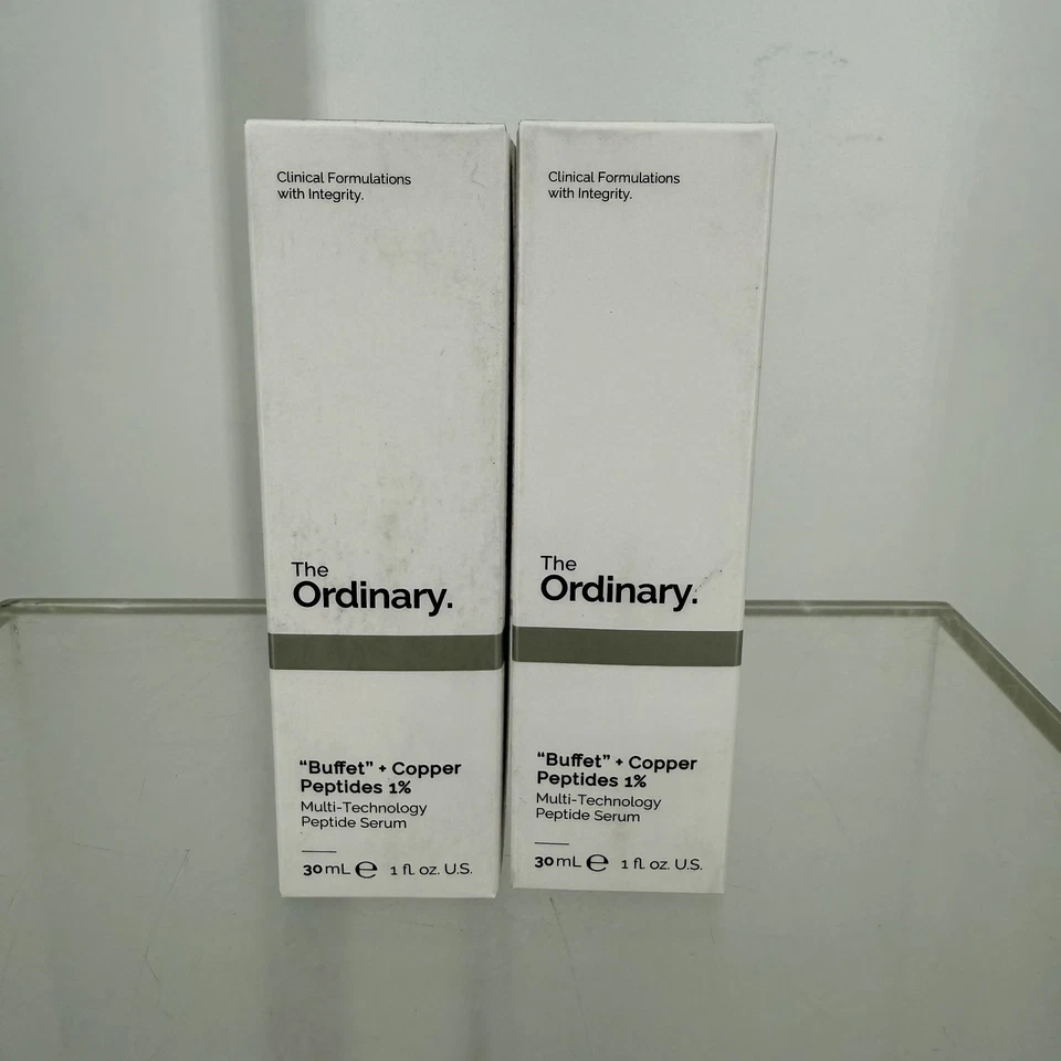 The Ordinary “Buffet + Copper Peptides 1%” Serum – 2 × 1 fl oz – Anti-Aging - Image 1 of 4