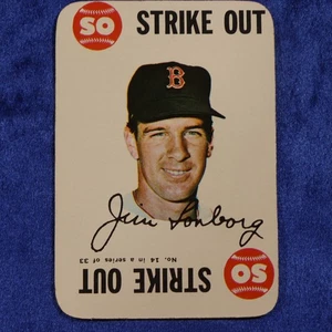 1968 Topps Baseball Game Card Insert Jim Lonborg #14 (tg24) - Picture 1 of 2