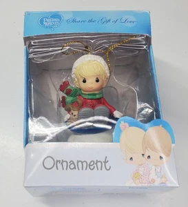 Precious Moments Boy with a puppy NIB share the gift of love 2016 - Picture 1 of 2