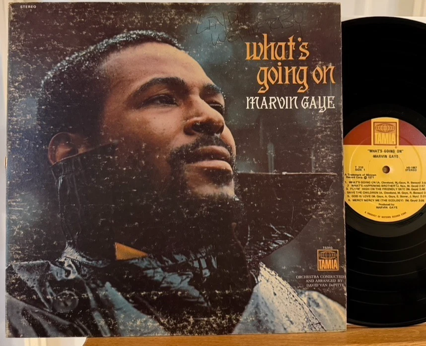 Marvin Gaye What's Going On Vinyl LP Tamla TS 310 1st Pressing Mercy Mercy Me - Image 1 of 4
