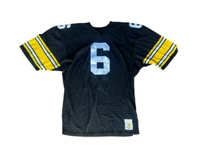Camiseta deportiva de colección de los 80 Bubby Brister #6 Pittsburgh Steelers edición auténtica del equipo - Imagen 1 de 7