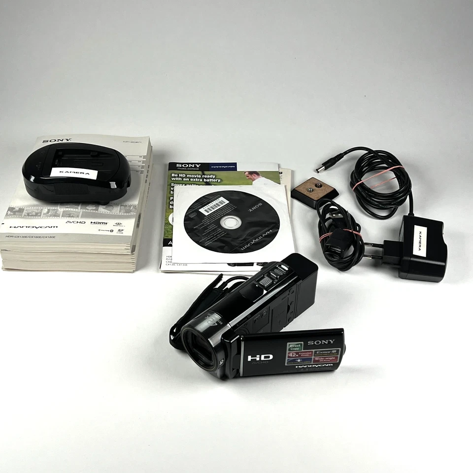 Sony HDR-CX130 Handycam Camcorder 30x Videorecorder Black - Tested & working - Bild 1 von 4