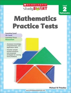 Mathematics Practice Tests, Level 2 (Scholastic Study Smart)-Pri - Picture 1 of 1