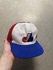 Vintage Montreal Expos Snapback Mesh Trucker Hat Cap 80's MLB Ted Fletcher OSFA
