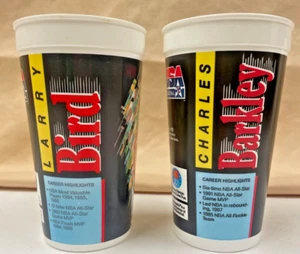 Larry Bird & Charles Barkley 1992 Olympic Basketball Dream Team cups - RARE! - Picture 1 of 10