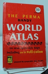 The Perma Handy World Atlas by Alexander Gross - Perma Books P70 - 1950 - 1st ed - Imagen 1 de 2