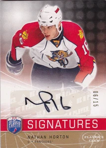08-09 Be A Player Nathan Horton /15 Auto Player's Club Panthers 2005 - Picture 1 of 1