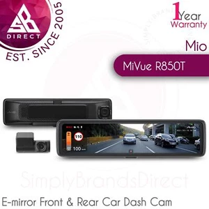 Cámara de tablero Mio MiVue R850T espejo electrónico Wi-Fi GPS│Con pantalla táctil antirreflejo de 11,88" - Imagen 1 de 11